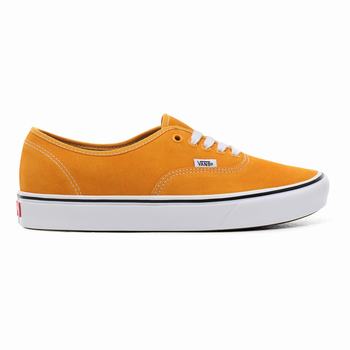 Damske Tenisky Vans Suede ComfyCush Authentic Žlté/Biele VA52IOFHD